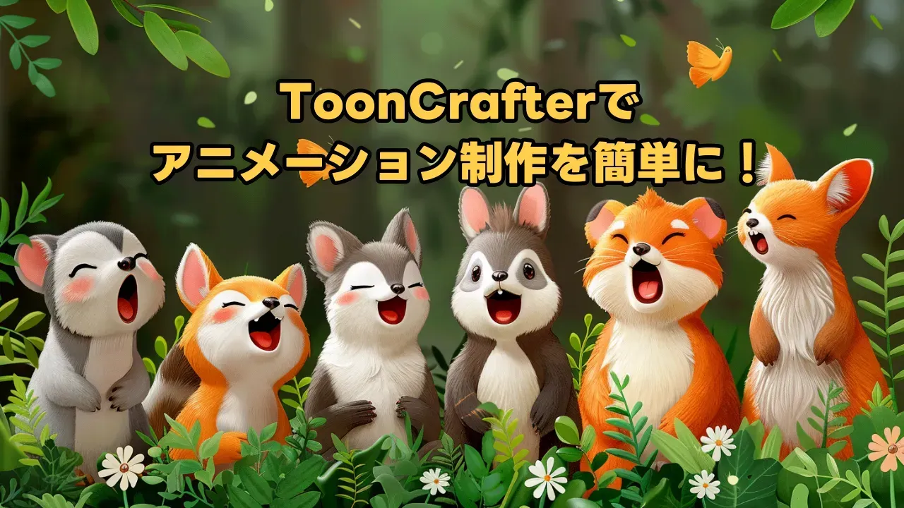 アニメ中割りAI「ToonCrafter」の紹介画像