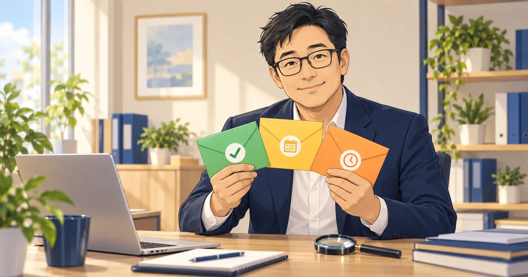 Illustration of Jeensuk Yang of ATATAKAI Digital explaining how to read a PHP version email from a web host