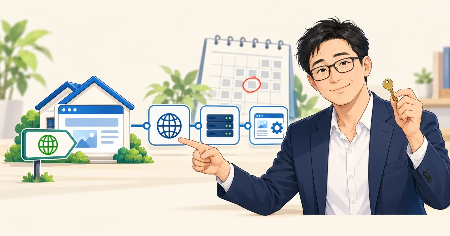 Illustration of Jeensuk Yang of ATATAKAI Digital explaining how to get a website back after losing touch with its developer
