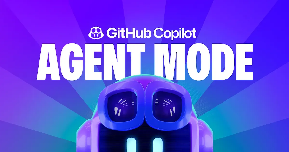 GitHub Copilotのエージェントモードを紹介するイメージ