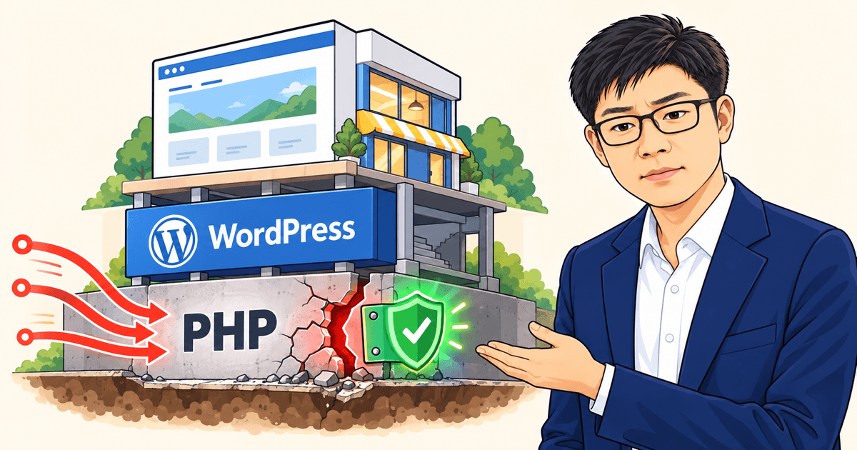 PHP2Shell을 설명하는 따뜻한기술 양진석 대표 일러스트